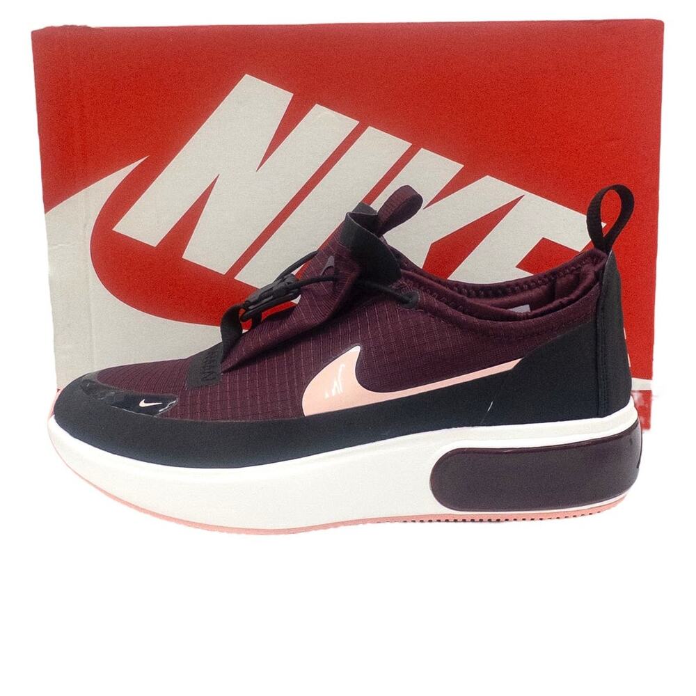 NEW Nike Air Max Dia Winter Bungee Tie Sneakers Trainer Women's 6.5  MAROON